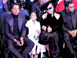 The carters were sitting together a. Watch Jay Z Beyonce Sit During The National Anthem