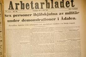 Med de härskande klassernas stöd och. Militaren Skjuter Skarpt Pa Arbetarna