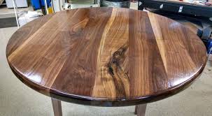 Round Walnut Table Top 364248 Solid Etsy Walnut Table Top Walnut Table Black Walnut Wood