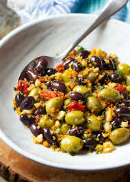 Last week i threw a little tapas dinner party and it was sooo much fun. Spanish Olive Tapas With Spiced Bread Crumbs Just A Little Bit Of Bacon