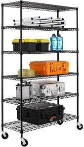 Designing, manufacturing and supplying heavy duty storage racks are our. Nsf Wire Shelving Unit 6 Shelf Large Storage Shelves Heavy Duty Metal Wire Rack Shelving Height Adjustable Commercial Grade Utility Steel Storage Rack On 4 Casters 3600 Lbs Capacity 18x48x78 Black Walmart Com Walmart Com