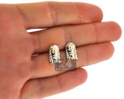 Get it as soon as thu, jul 8. 10k Yellow Gold Jesus Christ Mens Religious Stud Earrings 1 2