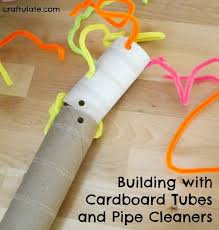 Meanwhile, hard bristled pipe cleaners are great for scrubbing out stubborn dirt and dottle. Building With Cardboard Tubes And Pipe Cleaners Craftulate