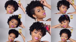 There is nothing more beautiful as authentic short, natural and. 9 Quick Easy And Simple Hairstyles On Short Natural Hair Youtube