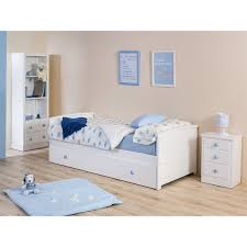 Il letto estraibile include un cassetto, un cassetto che contiene un secondo materasso, nascosto sotto il letto. Camera Per Bambini Con Letto Estraibile Curvo Consegna Gratuita