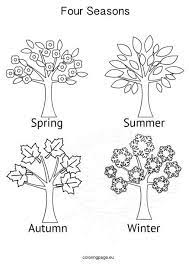 Find this pin and more on kids fun stuff by brownie270323. The Four Seasons Coloring Pages Tree Coloring Page Coloring Pages Winter Spring Coloring Pages