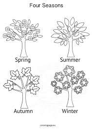 Add these free printable science worksheets and coloring pages to your homeschool day to reinforce science knowledge and to add variety and fun. The Four Seasons Coloring Pages Tree Coloring Page Coloring Pages Winter Spring Coloring Pages