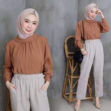 0 barang ditemukan dalam blus. Jual Pakaian Wanita Baju Atasan Wanita Fasion Baju Cewe Blouse Wanita Muslim Murah Tabina Online April 2021 Blibli