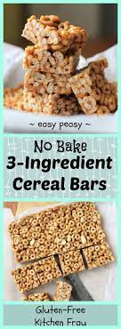 No Bake Cereal Bars Banner Baking Recipes For Kids Easy Meals For Kids Kids Cooking Recipes