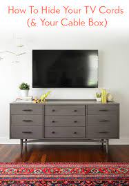 How do i hide a cable box when mounting a tv on the wall? How To Hide Tv Wires For A Cord Free Wall Young House Love
