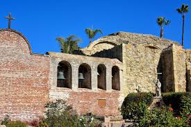 San juan capistrano was founded on november 1, 1776, this mission, designated the jewel of the missions, contains picturesque ruins, a distinctive bell wall, and beautifully landscaped grounds. Bell Wall Next To Serra S Chapel At Mission San Juan Capistrano In California Encircle Photos