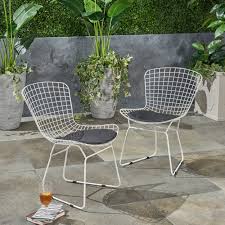 With target's wide range of outdoor chairs, you can make this lounging moment even better. Black Metal Patio Dining Chairs You Ll Love In 2021 Wayfair