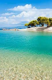 Pefkohori Beach In Kassandra Halkidiki Greece By Masquerade75 Greece Beach Halkidiki Greece Visiting Greece
