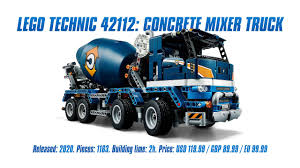 Lego Technic 42112 Concrete Mixer Truck In Depth Review Speed Build Parts List 4k Youtube