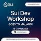 Sui Dev Workshop Kota Malang Batch 2 event in Malang City, East Java