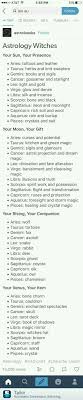 Astrological Witchcraft Zodiac Witch Words