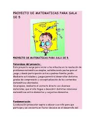 Proyecto las plantas nivel inicial. Proyecto De Matematicas Para Sala De 5 Jardin De Infancia Jugando A Las Cartas