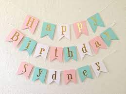 Happy Birthday Banner Gold Foil Birthday Banner Diy Birthday Banner Birthday Banner Happy Birthday Banners