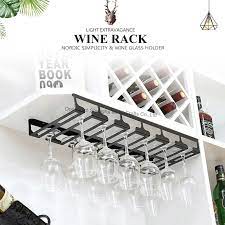 Lengen modern wall mounted wine rack,2 layer bottle & glass holder,24 wine storage stemware glass rack,metal & wood display racks,home & kitchen decor storage rack,vintage white 4.4 out of 5 stars 11 $79.99 $ 79. China Modern Stemware Glass Bottle Hanger Kitchen Bar Wine Rack China Wine Glass Holder Cup Holder