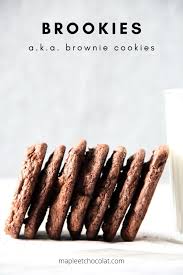 The Best Soft And Chewy Brownie Cookies Maple Et Chocolat Recipe Chewy Brownies Chewy Brownie Cookies