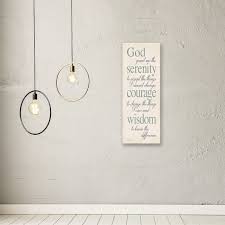 4.7 out of 5 stars. Artissimo Designs Serenity Prayer Canvas Wall Art