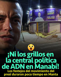 Ecuador 🇪🇨 Los festejos de ADN en Manta fueron breves. Aunque el  movimiento de Daniel Noboa celebró los primeros resultados, listo para una  caravana lleno de alegría pero no duró por mucho