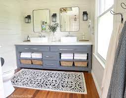 Modern Farmhouse Master Bathroom Remodel A Bedroom Is Turned Into An En Suite Bathroom Farm Style Bathrooms Modern Farmhouse Bathroom Farmhouse Master Bathroom