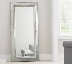 4 ways to cover glass cabinet. Marlena Antique Glass Frame Floor Mirror Pottery Barn