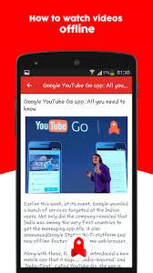 Stop worrying about overcharges when using youtube go on your cellphone, free yourself from the tiny screen and enjoy using the app on a much larger display. Youtube Go App Download For Android Brownshine