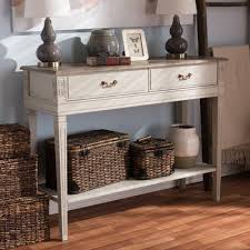 Elvira 60 Console Table In 2020 White Console Table Wood Console Table Console Table