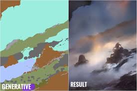 Ctrl + shift + f = fill. A Simple Brushstroke To A Complex Illustration With Nvidia Gaugan Design By Artificial Intelligence