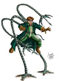 The original and adamantium harnesses were both destroyed. Doctor Octopus Doc Ock By Darkdouglas Symbiotes Marvel Marvel Comics Art Dark Fantasy Art