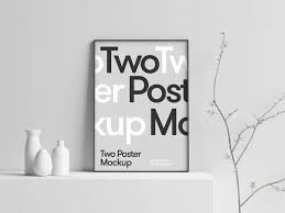 Minimal Poster Mockup Poster Mockup Free Poster Frame Poster Mockup Psd