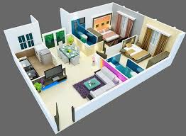 Sehingga dapat membantu anda untuk mewujudkan rancangan rumah impian anda. 19 Denah Rumah 3d Minimalis Modern Terbaru 2021 Rumahpedia