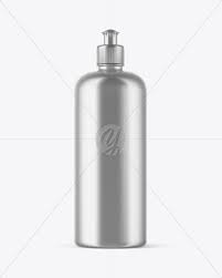 Download Metallic Plastic Bottle Mockup In Bottle Mockups On Yellow Images Object Mockups PSD Mockup Templates