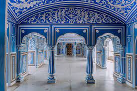 Chandra Mahal City Palace Blue Room City Palace Jaipur Jaipur Indian Architecture