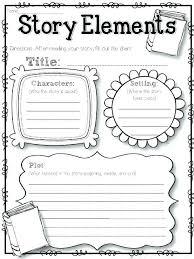 Story Plot Worksheets Grade Setting Worksheet Download Them