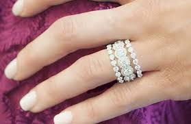 The Beauty Of Mismatched Stackable Bands Stacked Wedding Rings Stackable Rings Wedding Wedding Rings For Women