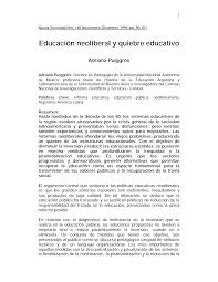 Neoliberalismo é uma redefinição do liberalismo clássico, influenciado pelas teorias. Https Crisis Educativas Webnode Es Files 200000004 7bf007de37 Educacion 20neoliberal 20y 20quiebre 20educativo Pdf