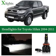 Encuentra toyota hilux usados desde $ 4.000.000. Xlights Car Bulb For Toyota Hilux 2004 2005 2006 2007 2008 2009 2010 2011 Led Headlight Low High Beam Canbus Lamp Accessories Car Headlight Bulbs Led Aliexpress