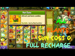Pvz 2 6 4 1 Sun Cost 0 And Unlimited Recharged All Plants Youtube