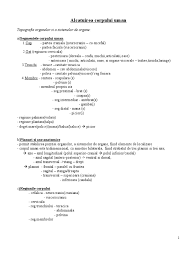 Alcatuirea corpului uman topografia organelor si a sistemelor de organe: Biologie Clasa A Xi A Sem I Toata Materia