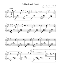 Free shipping for many products! A Garden Of Peace Sheet Music For Piano Solo Musescore Com