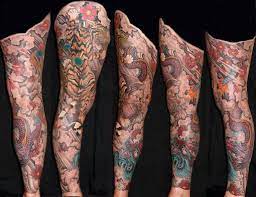 Shintat Japanese Leg Sleeve Tattoos For Kids Leg Sleeve Tattoo