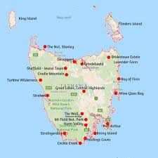 Map Of Tasmania Tasmania Travel Tasmania Tasmania Road Trip