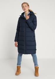Der lange daunenmantel gehört definitiv zu unseren wärmsten styles. Jack Wolfskin Crystal Palace Coat Daunenmantel Midnight Blue Dunkelblau Zalando De