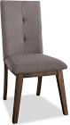 Chelsea Fabric Dining Chair Brown The Brick