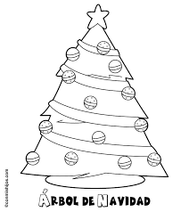 Arbol De Navidad Para Colorear Preescolar