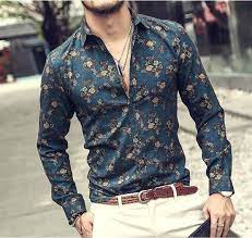 Top selected products and reviews. New Men Floral Shirts Fashion Casual Slim Fit Camisas Business Dress Floral Print Shirts Wish