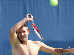 Actually, the quote says, every saint has a past, every sinner has a future. people say the quote tattooed on his arm references his failed drug test back in 2017. Brit Tennis Ace Dan Evans Nips In Daily Star